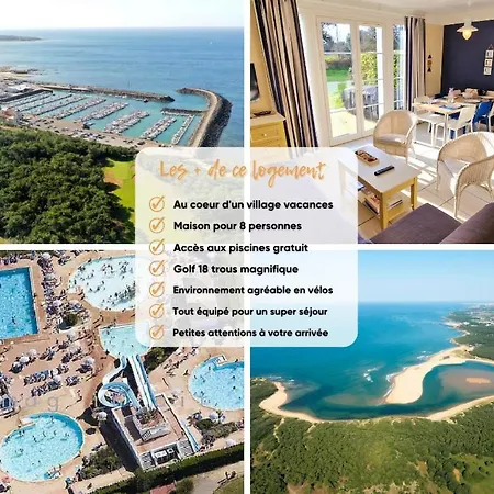 Le Pied D'alouette Maison 8 Personnes, Village Vacances, Au Coeur D'un Golf 18 Trous, Accès Piscines Gratuit * Talmont-Saint-Hilaire